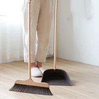portable wood broom standing practicality flooring tools home broom cleaning dustpan vassoura portatil household utensils