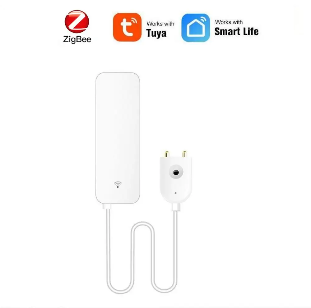 

Сигнализация Tuya для дома, автономный датчик утечки воды Zigbee, детектор, система оповещения о переполнении