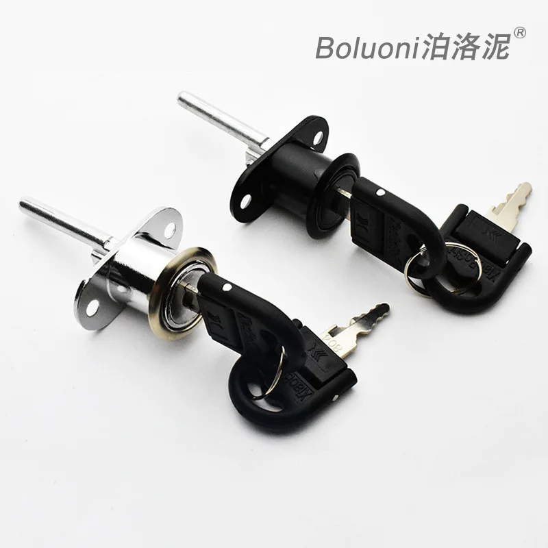 Desk triple lock triple drawer lock head file cabinet lock one lock triple drawer lock linkage lock rotary lock cylinder