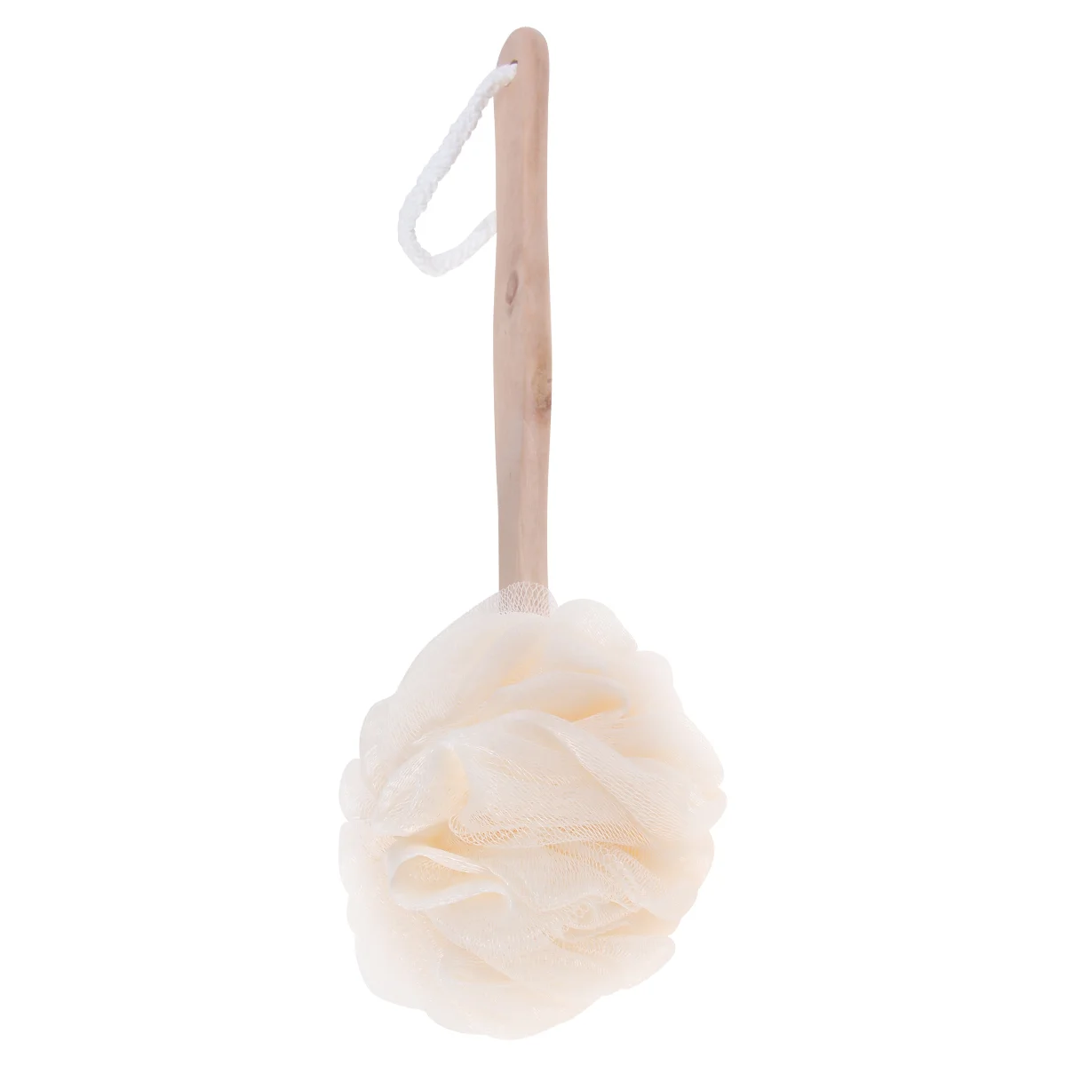 

Brush Shower Bath Loofah Sponge Scrubber Handle Mesh Body Exfoliating Soft Washer Handled Sponges Scrubbers Use Puff Pouf