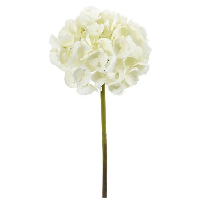 

19in. White Hydrangea Artificial Flower (Set of 3)
