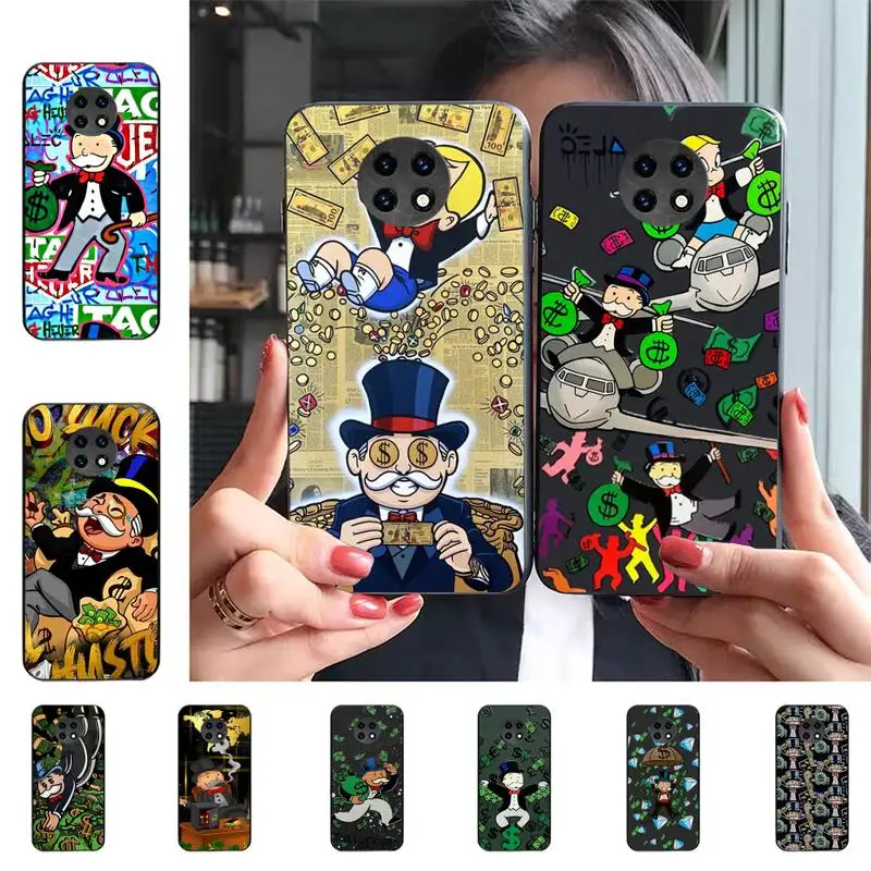 

Cartoon Luxury Dollar MonopolyS Phone Case for Redmi 5 6 7 8 9 A 5plus K20 4X 6 cover