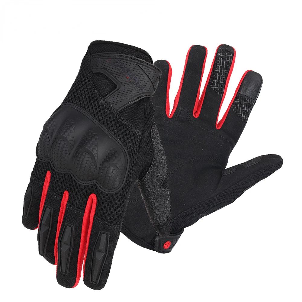 

Motorcycle Gloves Summer Breathable Mesh Moto Gloves Full Finger Motocross Off-Road Racing Gloves Men Motorbike Gloves