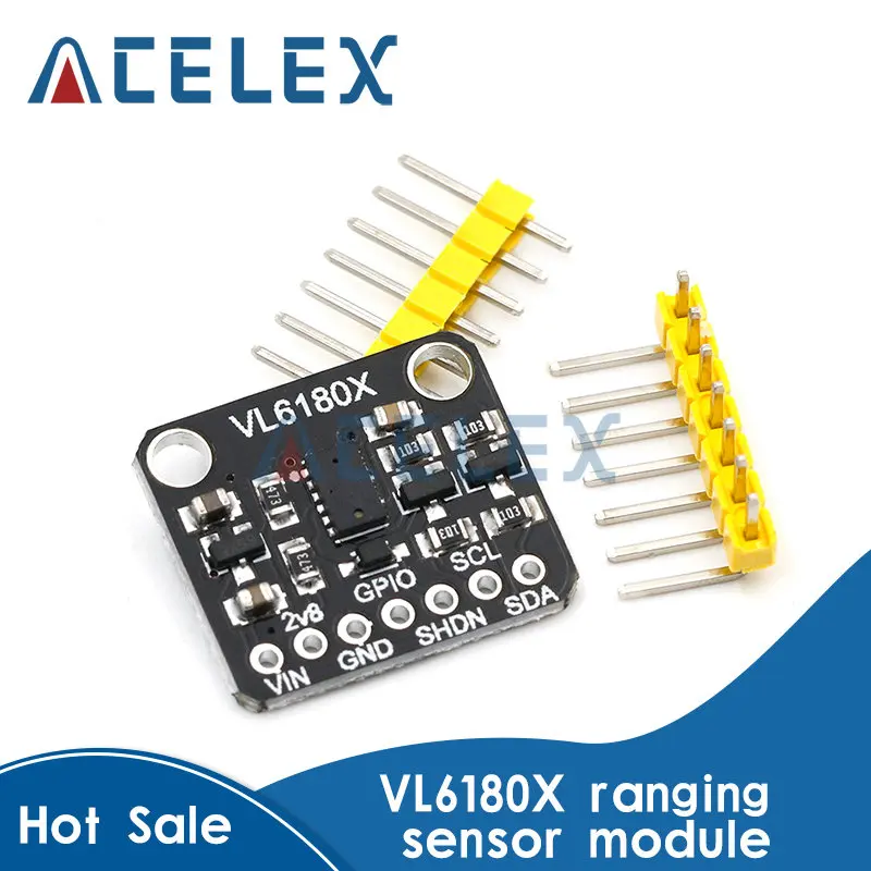 VL6180 VL6180X дальномер, оптический датчик дальности для интерфейса Arduino I2C, 3,3 В, 5 В, распознавание жестов