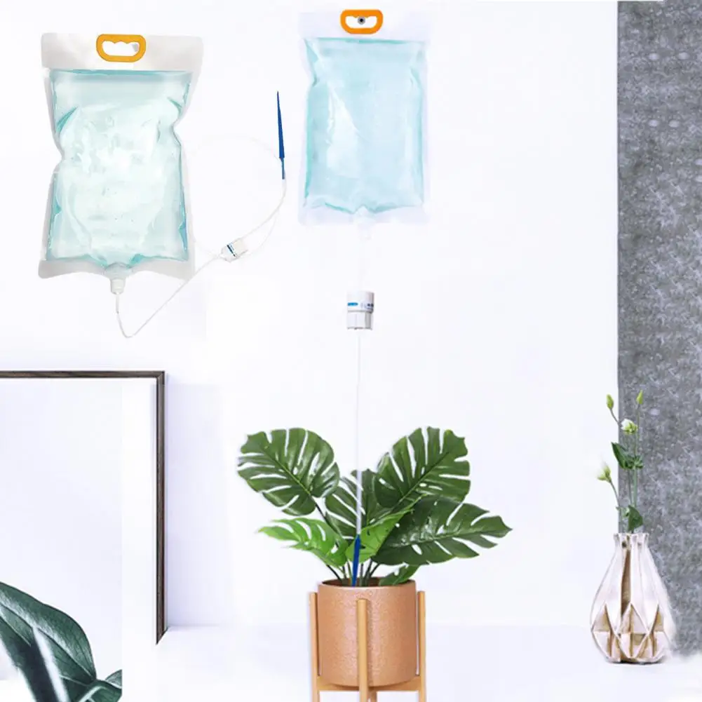 

Прозрачная многоразовая сумка для автоматического полива, л