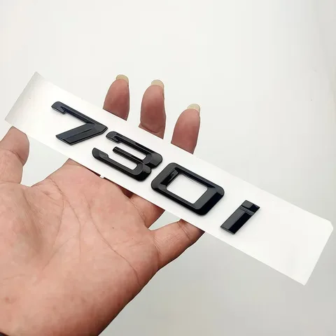 3D ABS Автомобильный багажник 730d 730i 740i 750d 760d 745i 750i 760i буквы Логотип эмблема наклейка для BMW E38 E65 F01 F02 E66 G11 G12