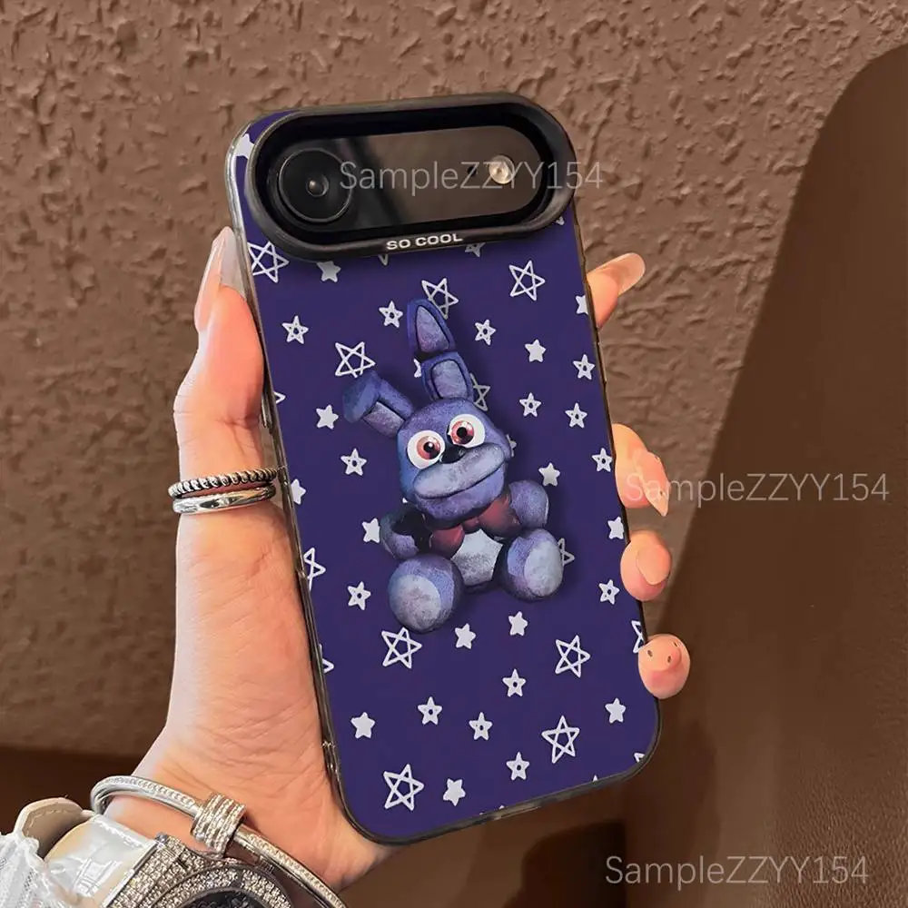Чехол для телефона FNAF F-Five N-Nights at-Freddys для моделей 15,16,17,13,14,11,12,Pro,Max,Plus,E,Air,Mini, цветной противоударный матовый чехол (art.: 3920db216ada8) - 3920db216ada8