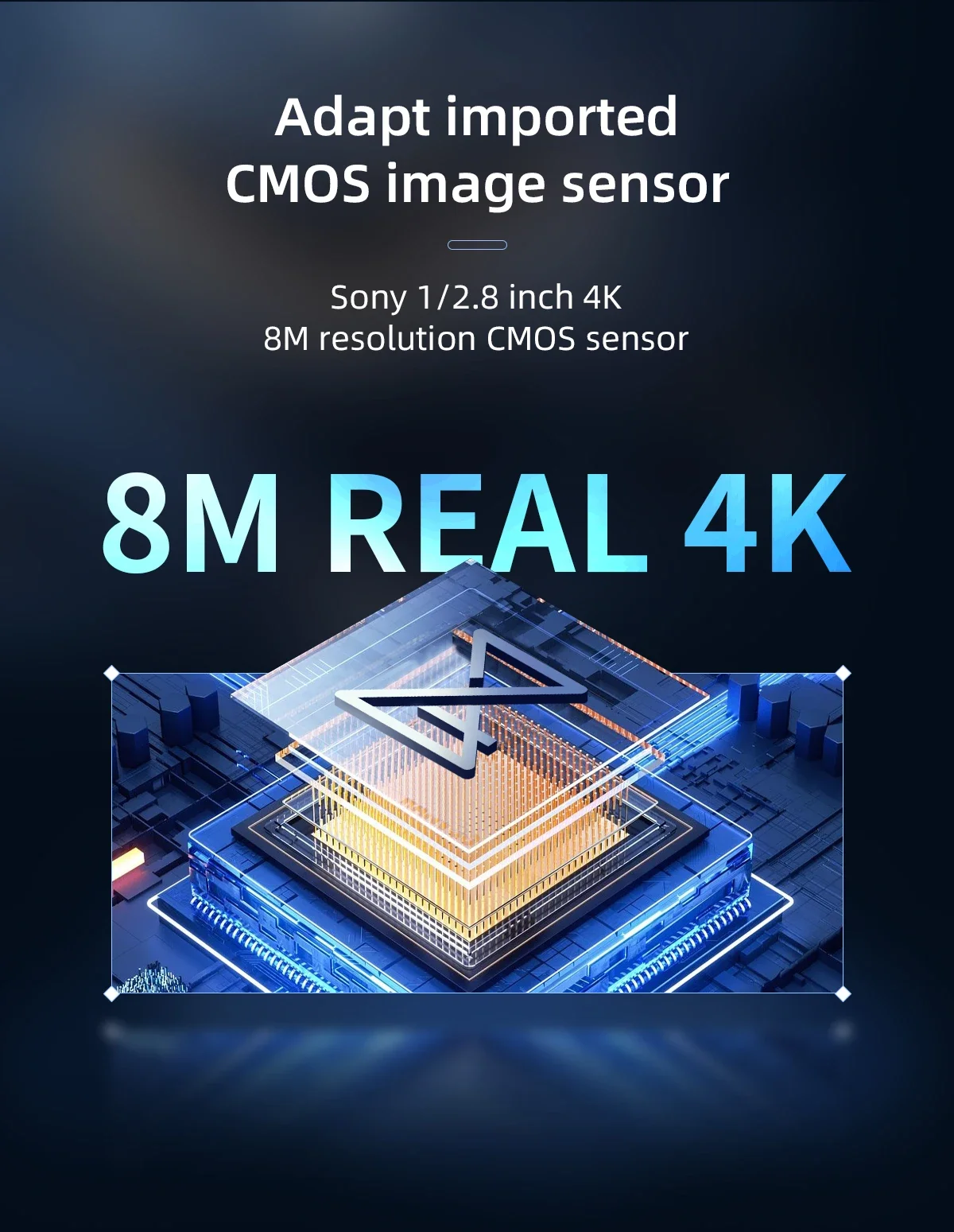 Промышленная камера MEGA-IDEA CX60 CMOS 4K Premiun изображение высокого разрешения для