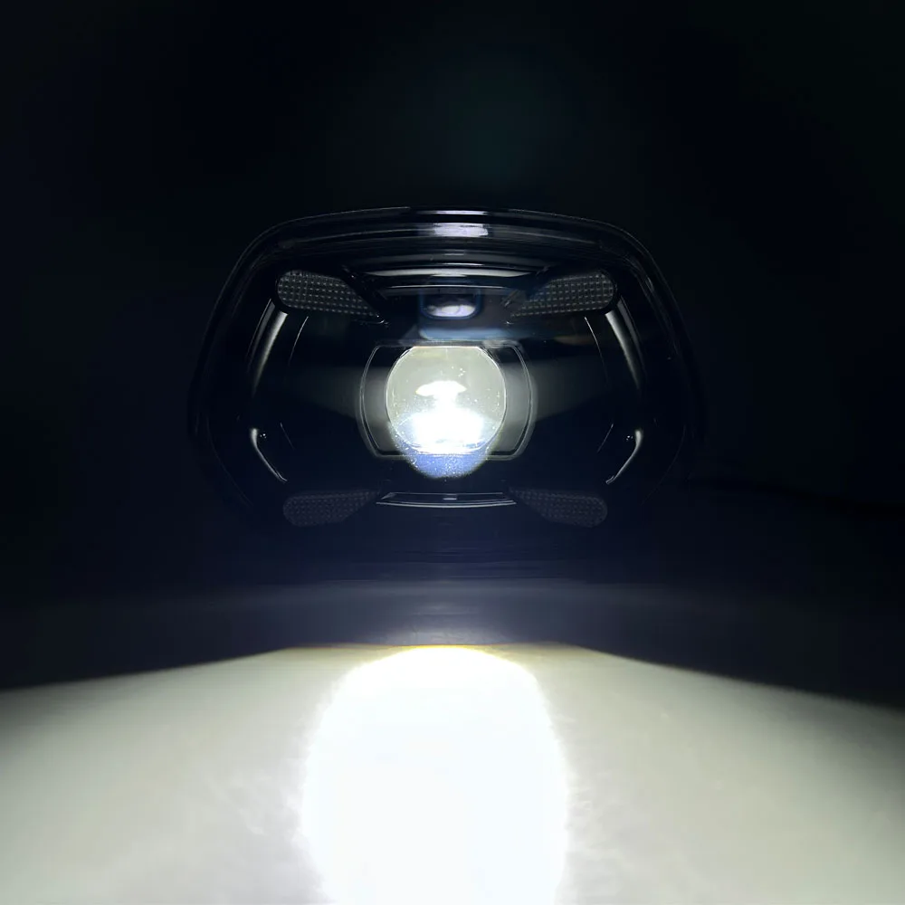 Фото Светодиодные фары для мотоцикла с лампой Devil's Eye DRL для Vespa Sprint 150 Sprint 150 2017 2018 2019 2020 2021 2022 2023 2024 №3
