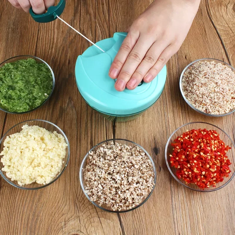 

NEW2023 Manual Meat Grinding Vegetable-Cutting Machine Kitchen Stir Dish Pounding Meshed Garlic Device Garlic Crushing Tool