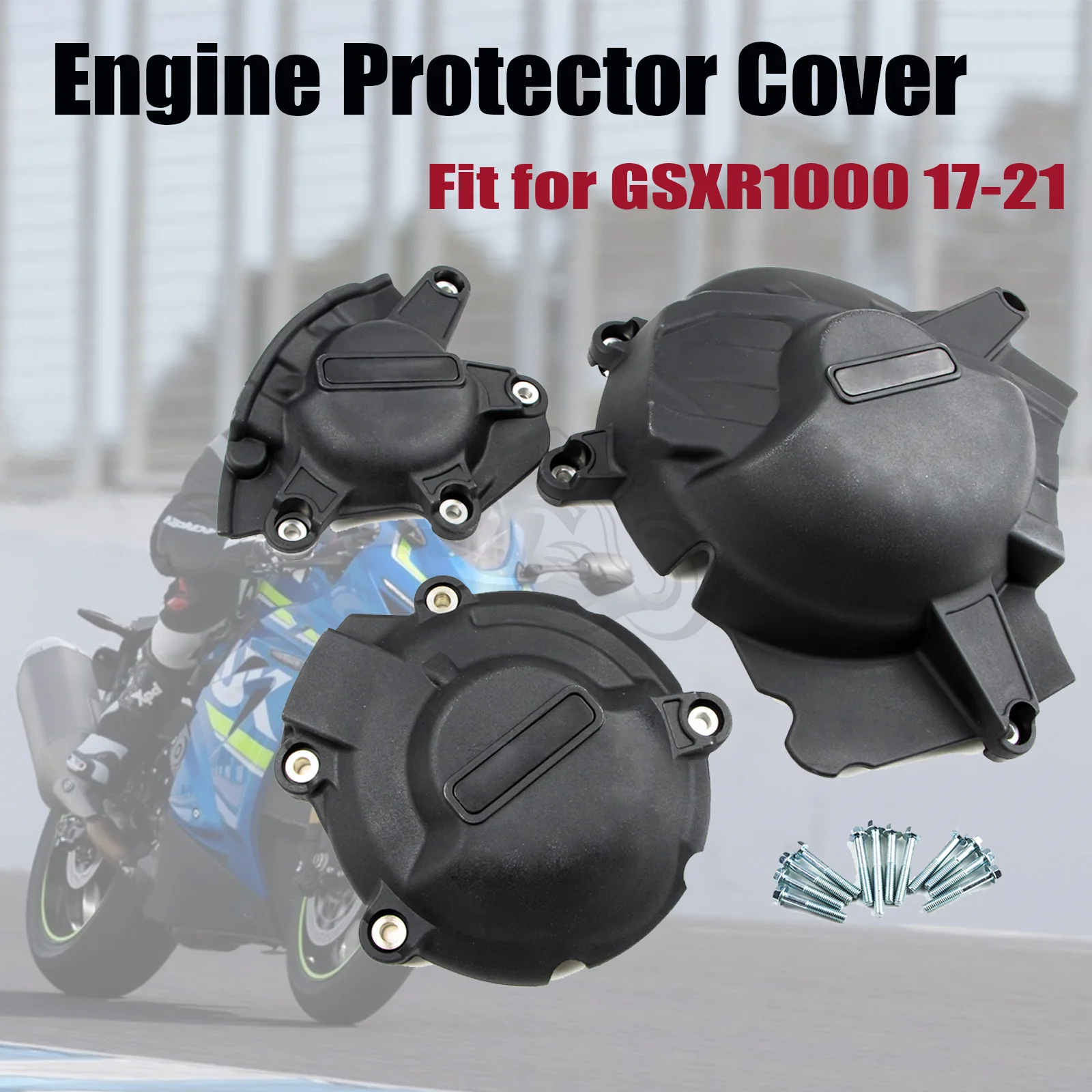 

For 2017 - 2021 Suzuki GSXR1000 GSXR 1000 Motorcycles Engine Protector Cover Case Slider Crash Protection 2018 2019 2020 L7 L8