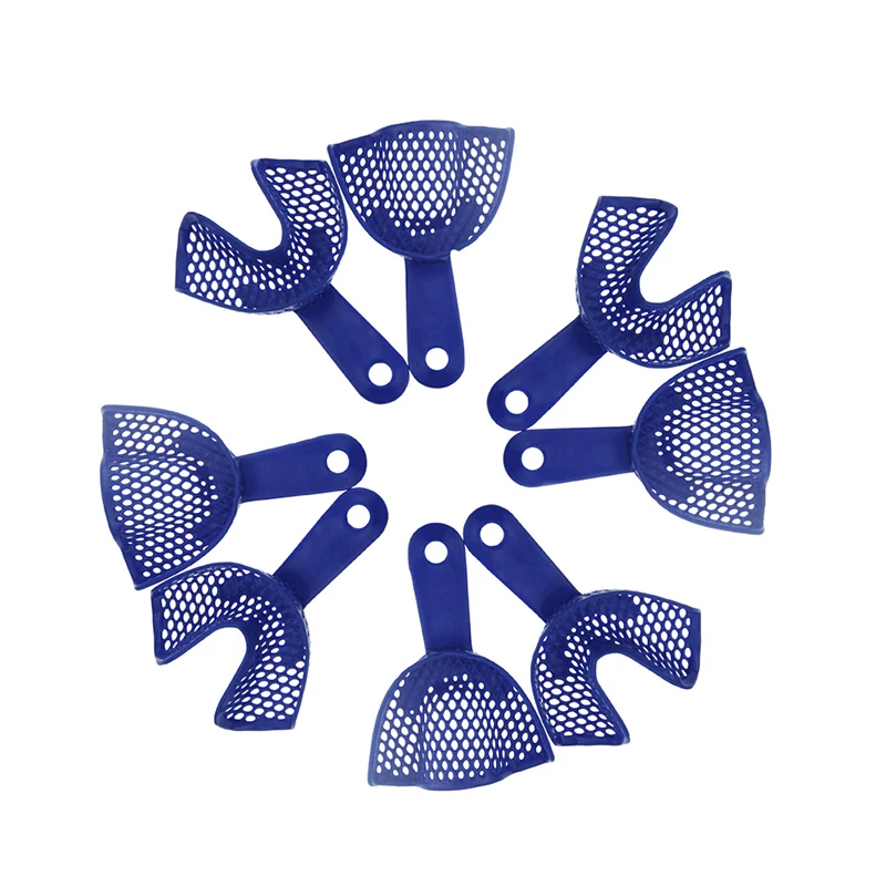 Стоматологический лоток для оттиска пластиковые стальные держатели зубов