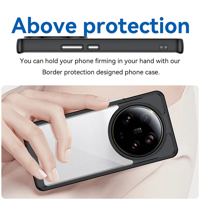 For Xiaomi 13 Ultra 5G Case For Xiaomi 13 Ultra Cover 6.73 inch Colorful Soft Edge Silicone Transparent Bumper For Mi 13 Ultra