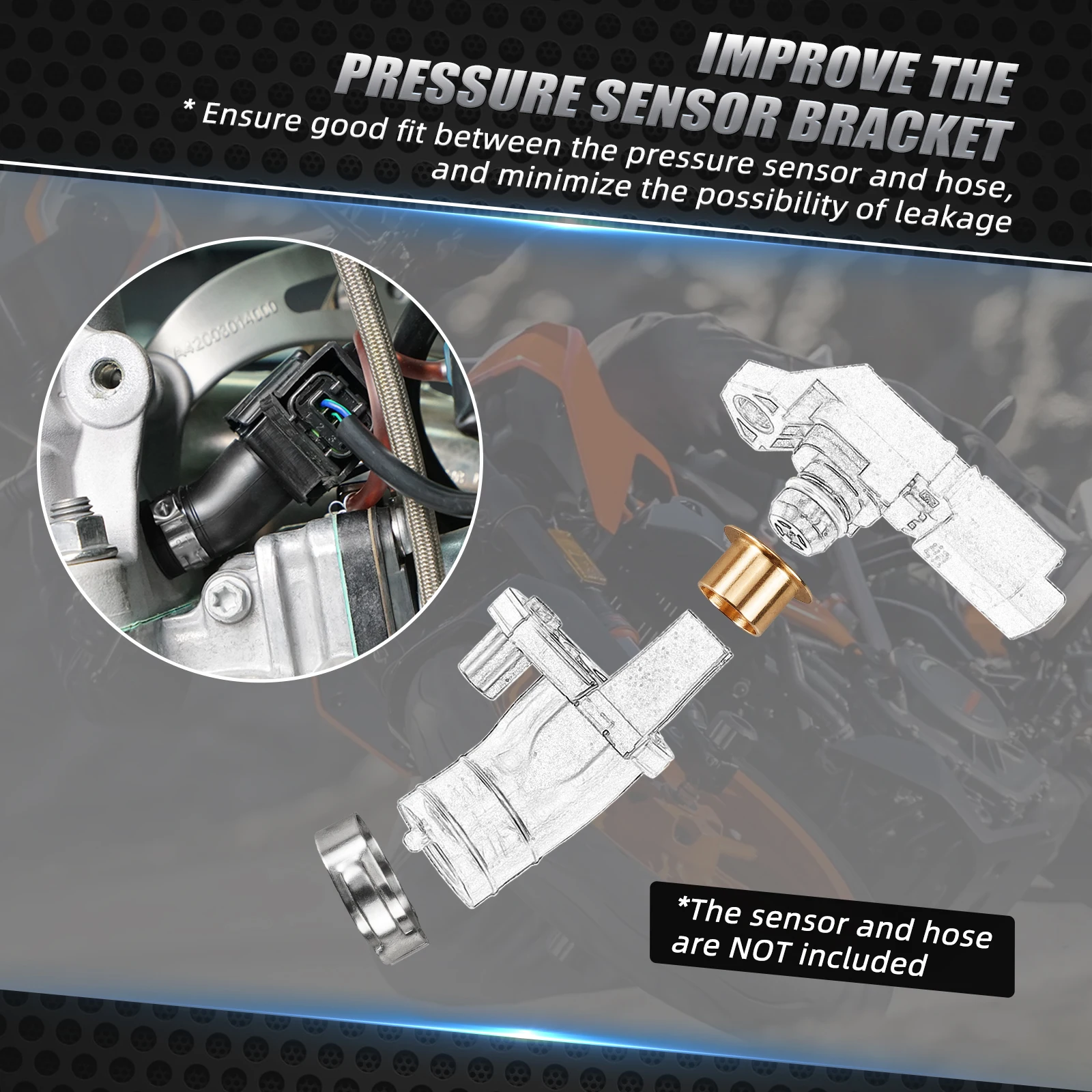 Датчик давления для мотоцикла KTM EXC 300 2024 CCPS втулка кронштейна 250 XCW 125 SX XC 2023 -2024