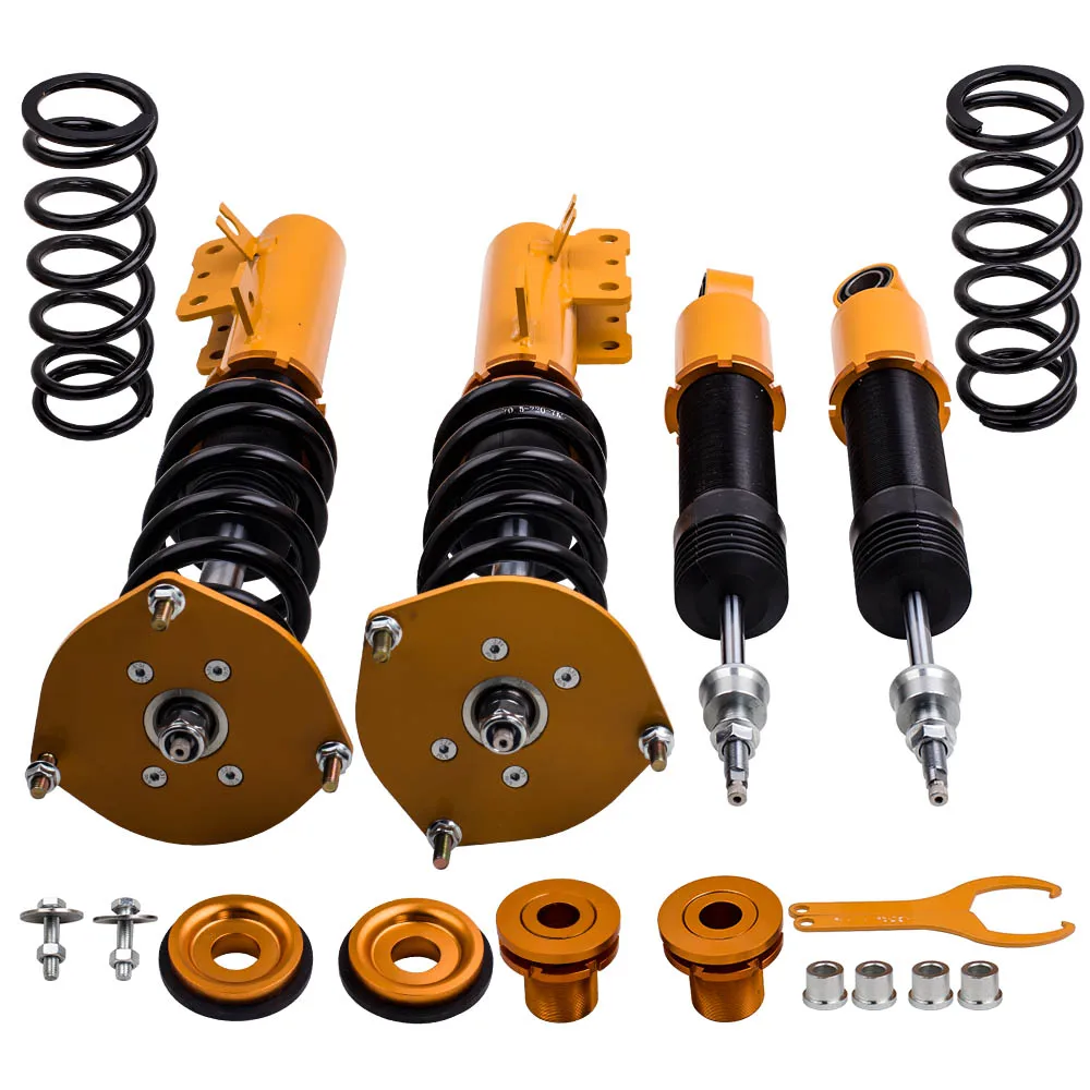 

24 Ways Damper Coilover Suspension Lowering Shock Struts Kit for Volvo C70 98-01Complete Coilovers
