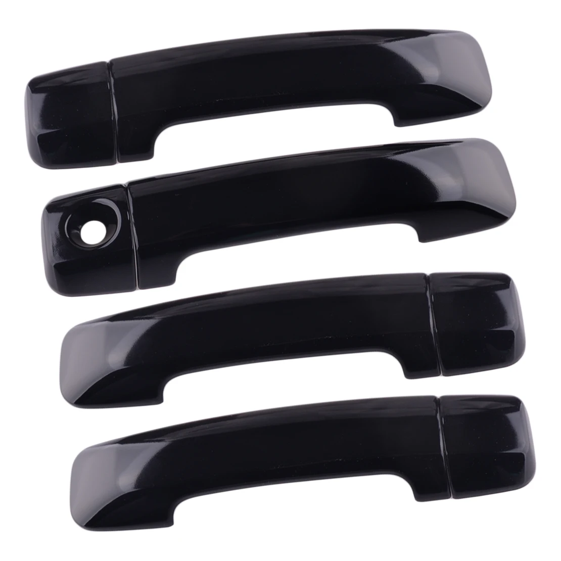 

1 Set Car Exterior Door Handle Cover Trim Decor ABS Fit For Toyota Tundra Sequoia 2008-2015 2016 2017 2018 2019 2020 2021 Black