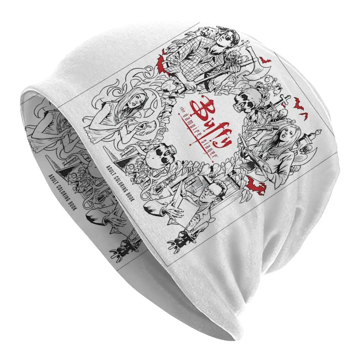 

Buffy The Vampire Slayer Beanie Cap Unisex Winter Warm Bonnet Knitting Hats Outdoor Ski Horror TV Show Skullies Beanies Caps