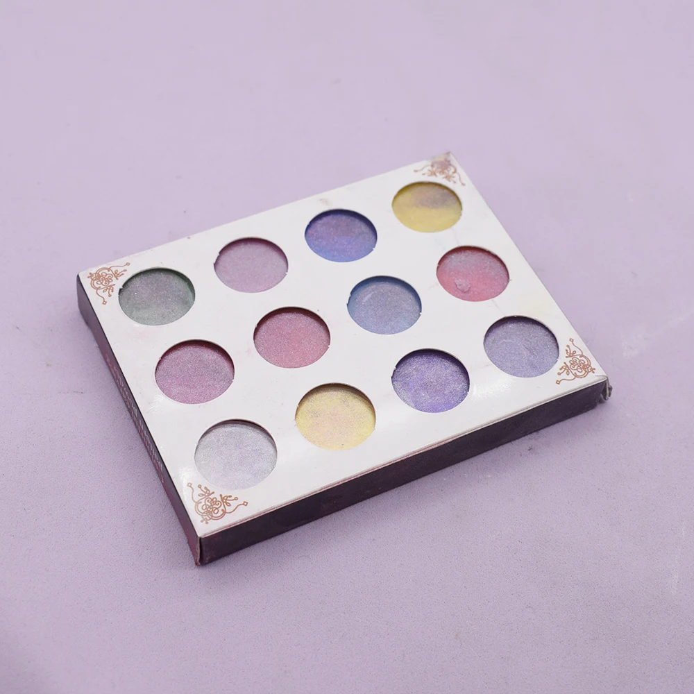 Перламутровая Слюда Порошок Полимерная Глина Резьба шаблон порошок трафарет