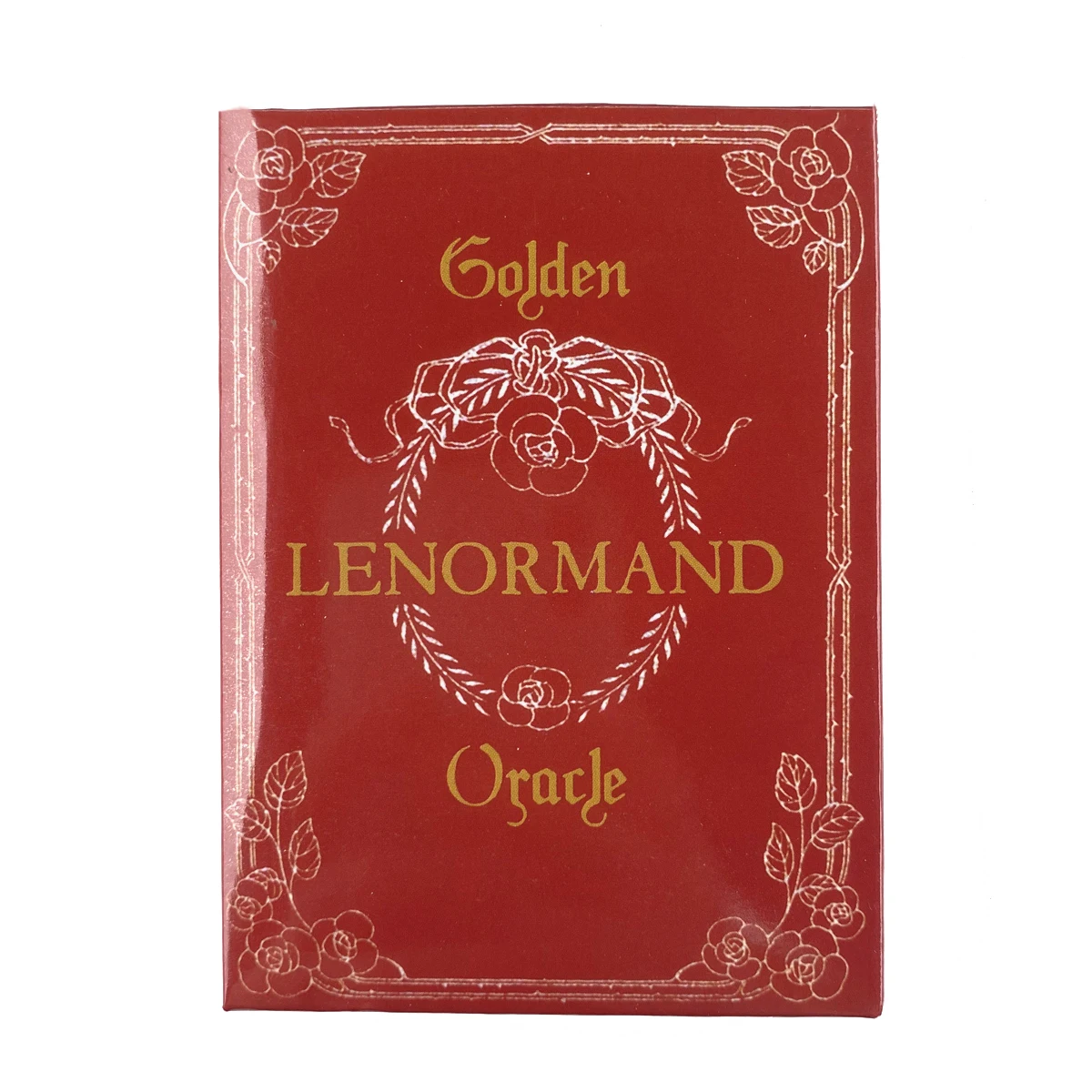 

Golden Lenormand Oracle Cards Fortune Telling Divination Tarot Deck Family Party Leisure Table Game With PDF Guidebook