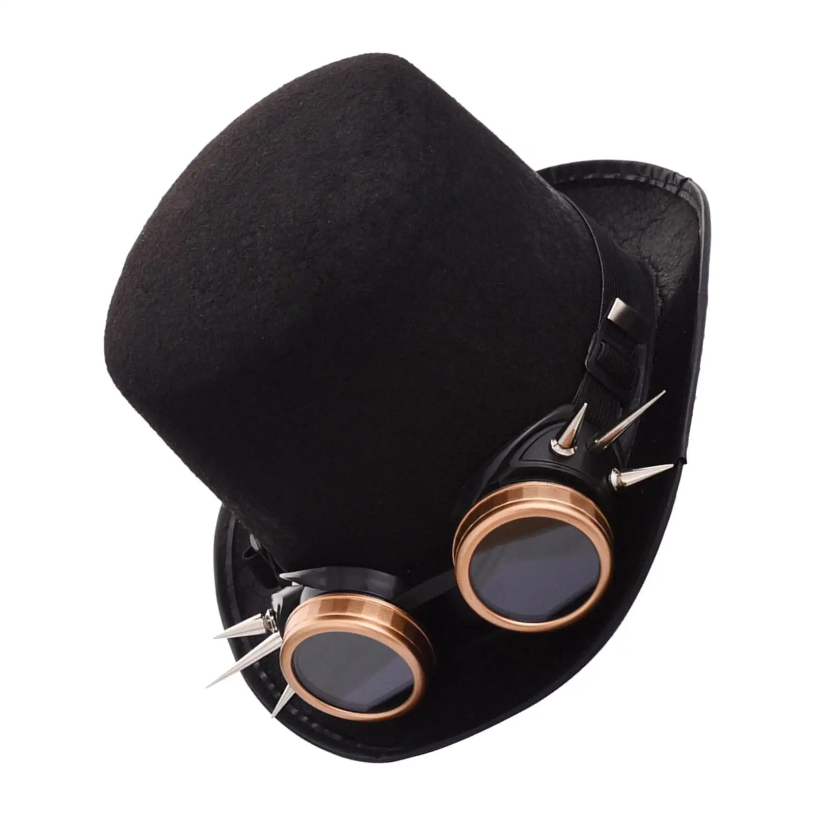 

Vintage Style Steampunk Top Hat with Goggles Costume Accessory Cosplay Hat Halloween Party Hat Headgear Punk Top Hats for Women