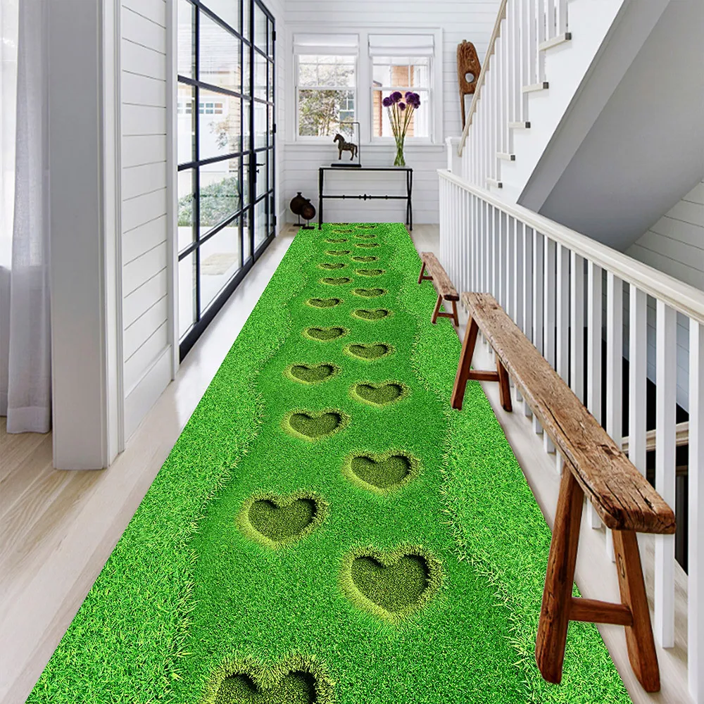 

Modern Long Carpet For Stairway Nordic Corridor Hallway Carpet for Living Room Home Hotel Aisle Runner Rug Anti-slip Kitchen Mat