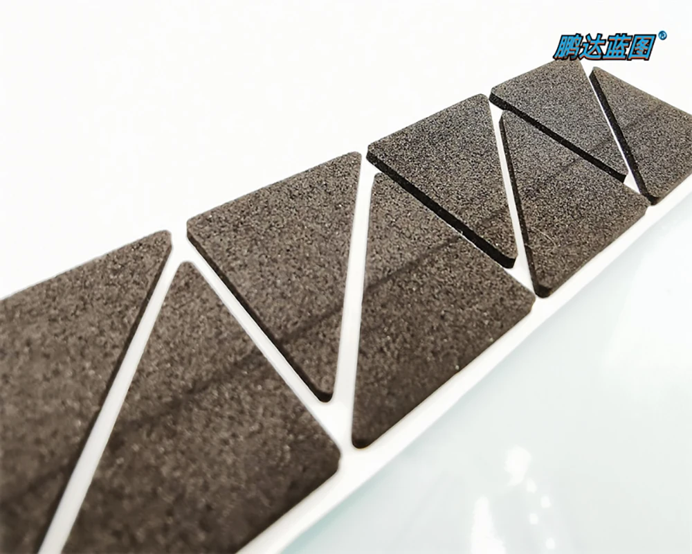 

27*38MM cooling fan corner anti-slip pad anti-shock stickers sponge anti-slip stickers triangle stickers single price