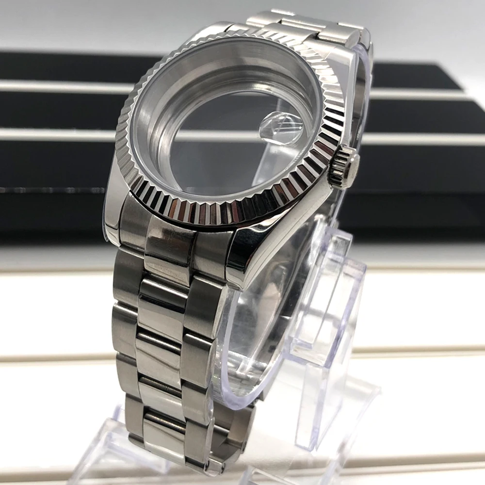 

36mm/39mm Watch Case Sapphire Glass Fit Miyota8205/8215/821A ETA2836/2824 NH35/NH36 Mingzhu 2813/3804 Movement