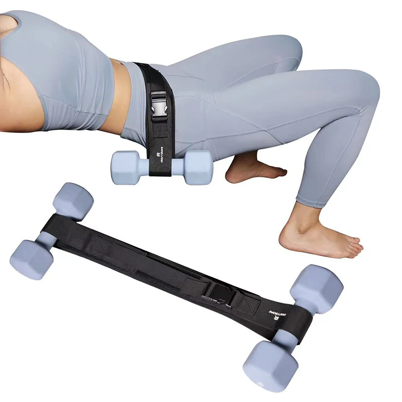 

Belts Bands Hips Barbell Dumbbells Hip Weight-bearing Fitness Pad Belt Belt Bridge Hip Exercise Thrust Training For Booty