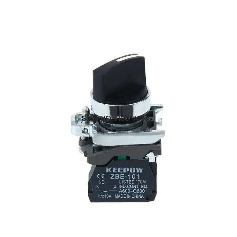 10 шт. XB4-BD21 XB4-BD33 Стандартная ручка (без) Кнопочный переключатель