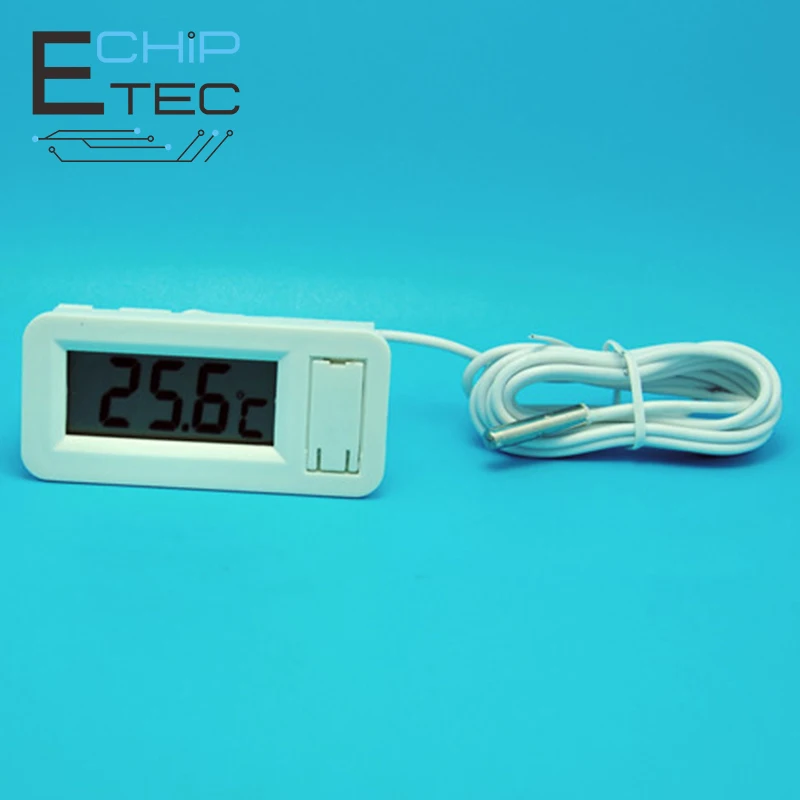 

Free Shipping TPM-30 Embedded Temperature Meter Digital Display Electronic Thermometer with Probe