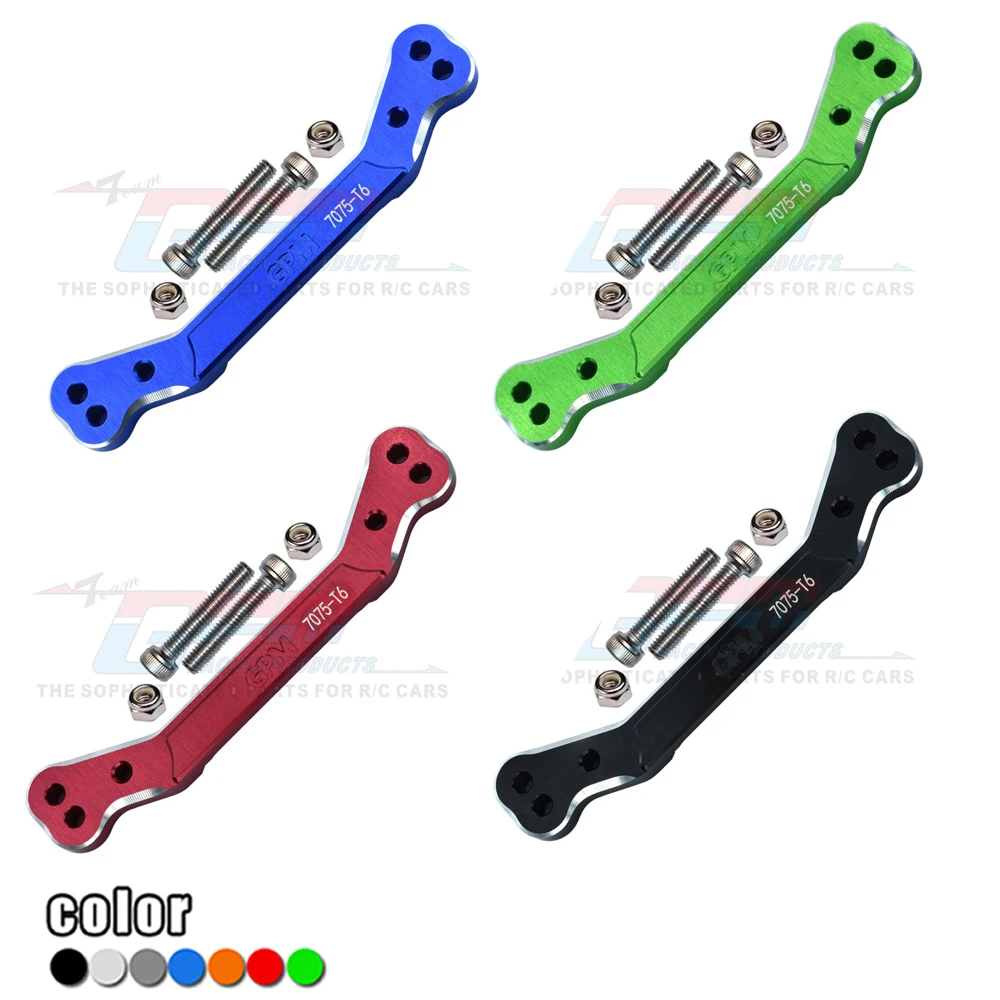 

GPM Metal Aluminium Steering Draglink Steering Plate 9546 for Traxxas 1/8 Sledge 4WD Monster Truck 95076-4 RC Car Upgrade Parts