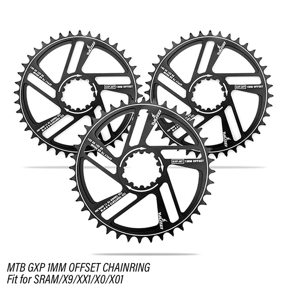 

MTB Bike Chainring 1MM OFFSET Chainwheel 30T/32T/34T/36T/38T/40T/42T Bicycle Accessories For XX1 Sram XO1 X1 GX XO X9 Crank