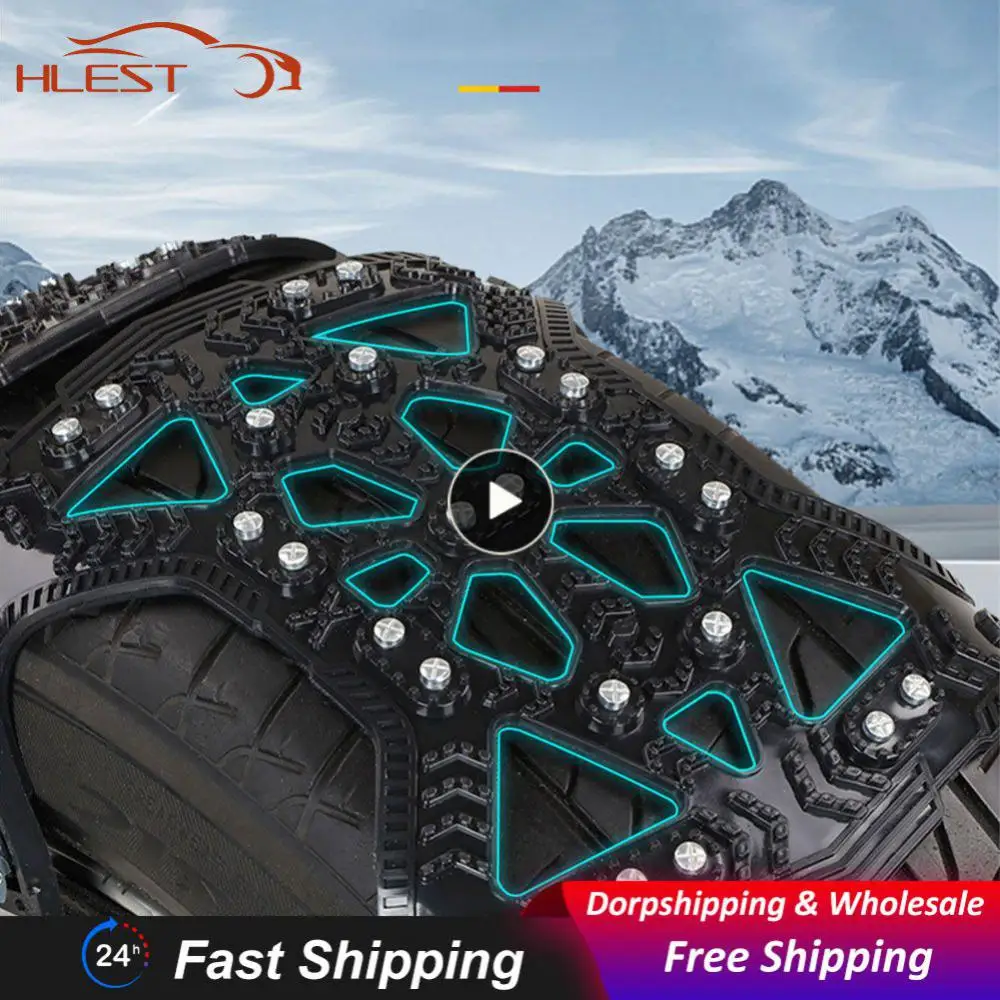 

Durable Skid Chain Anti-skid Snow Chain Low Temperature Resistance Anti-slip Chain Car Accessories Practical Car Tires Chains
