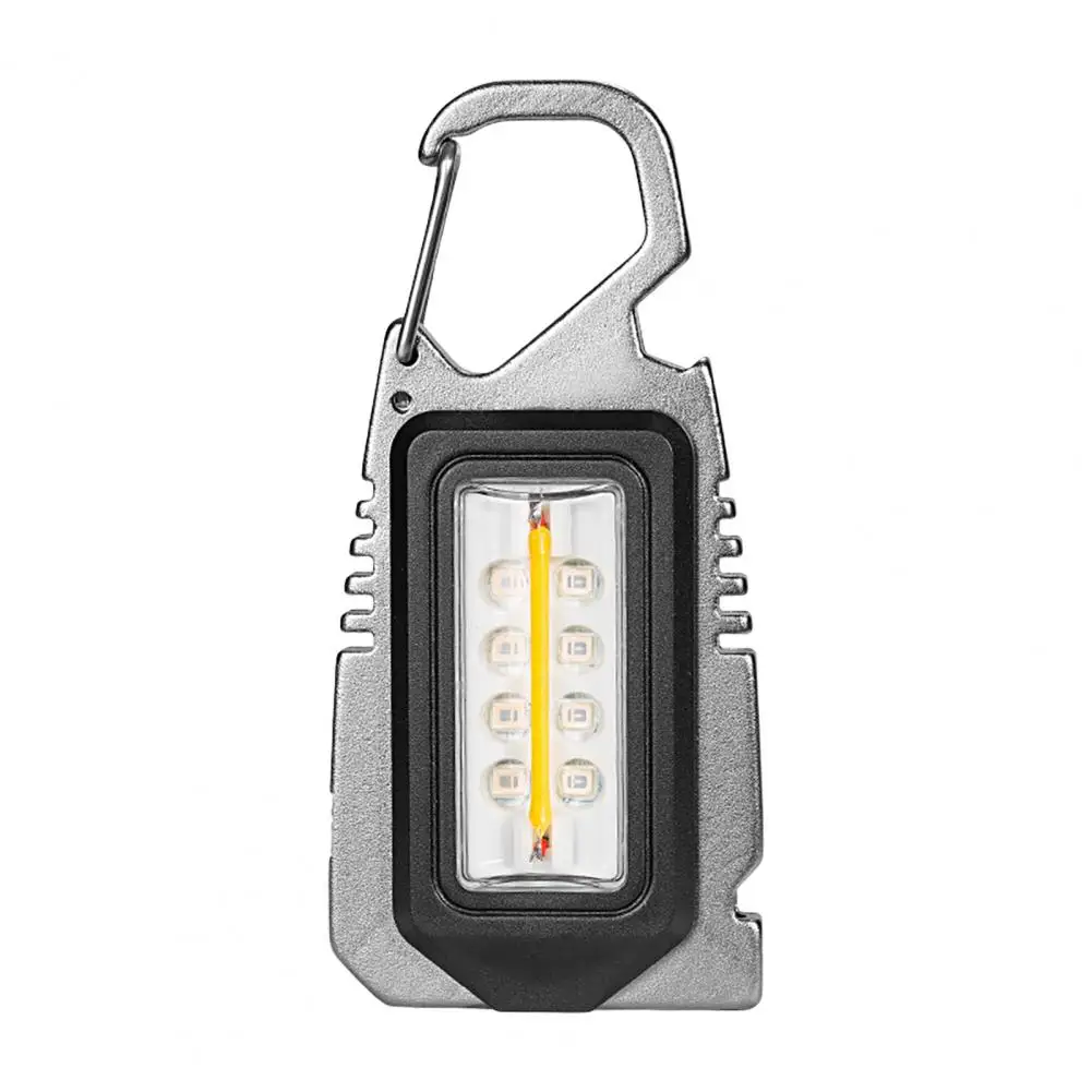 

Удобный суперъяркий светодиодный брелок для ключей, портативный фонарик для рыбалки с свистком для выживания