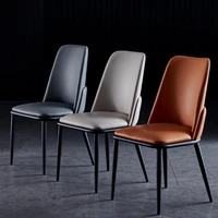 minimalist modern dining chairs living room ergonomic design luxury leather nordic chairs kitchen cadeiras silla home furniture