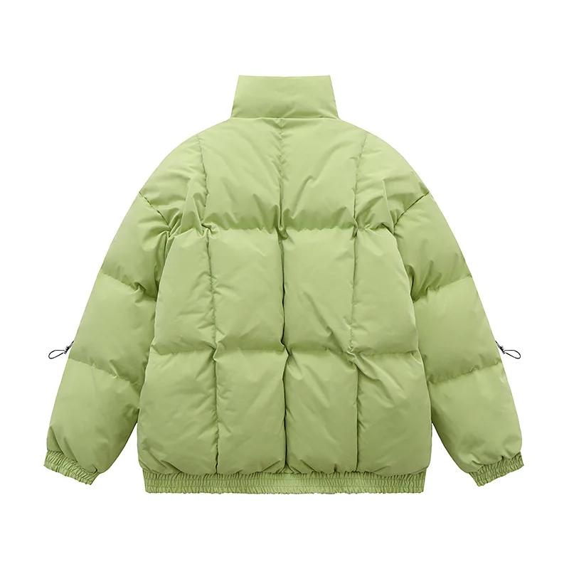 2023 Winter New Men's Casual Loose Bread Coat Women's Thickened Padded Jacket Korea Style Coats And Jackets Women Stand Collar