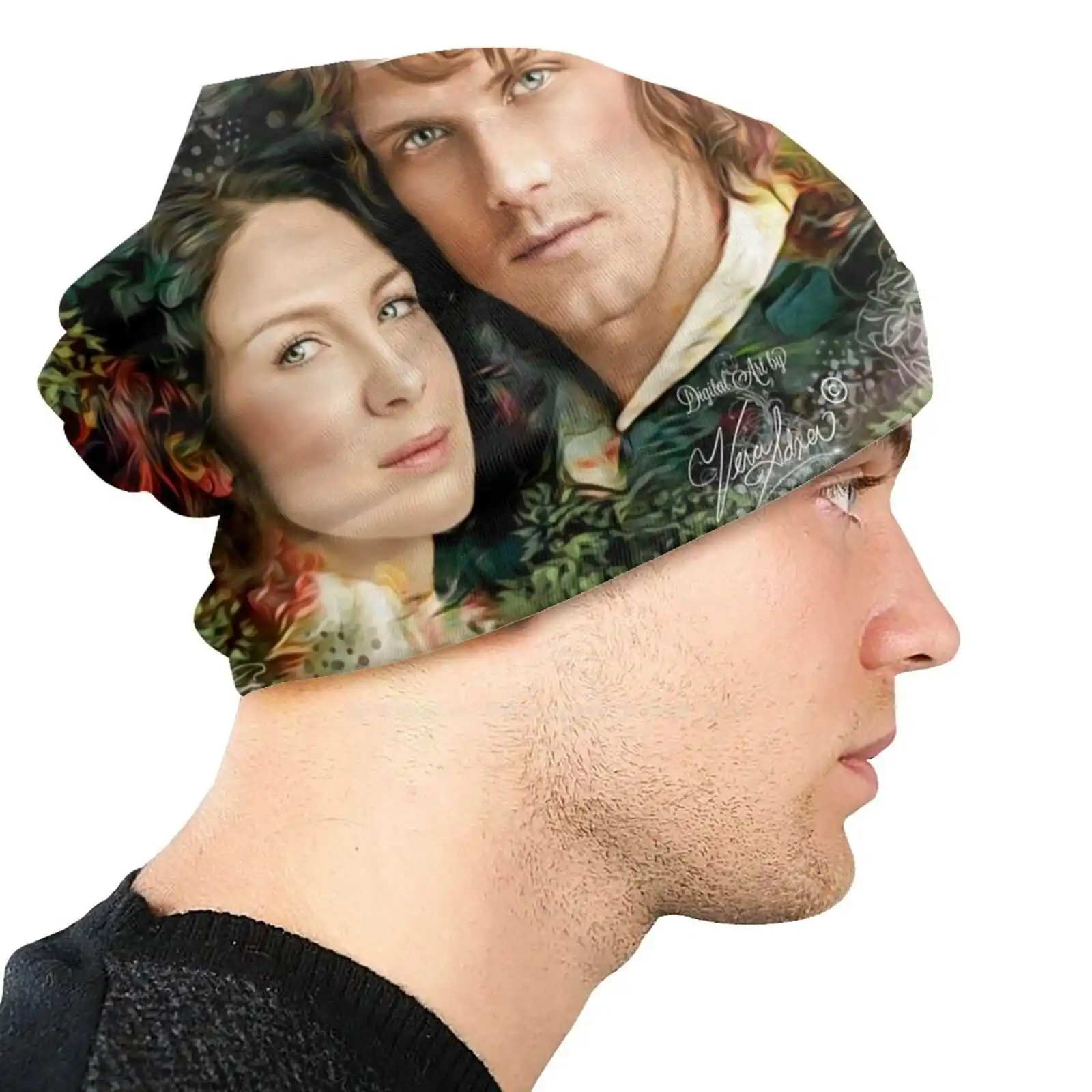 Вязаная шапка с цветами теплая уличные шапки Вера адсер Фан арт