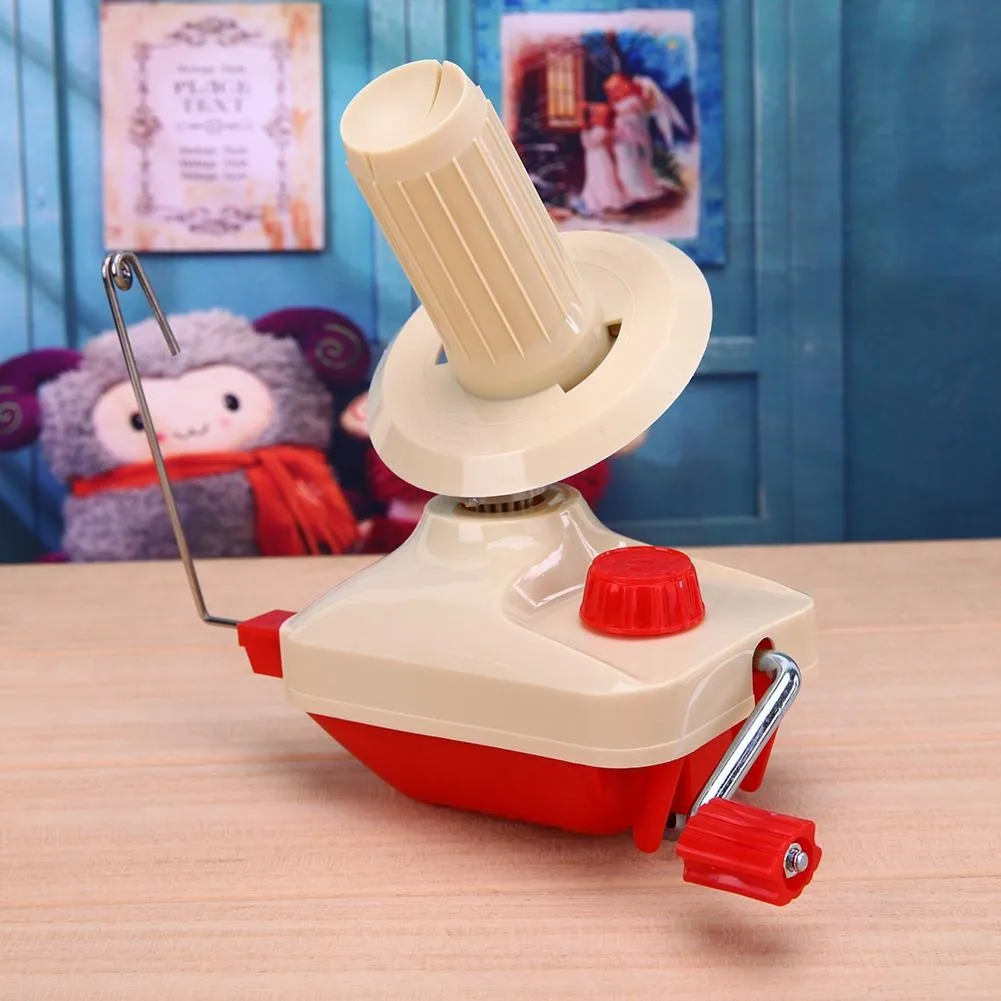 

Small Household Wool Winding Machine Twisting Around The Scarf Table Simple Shaking Machine Weaving Winder