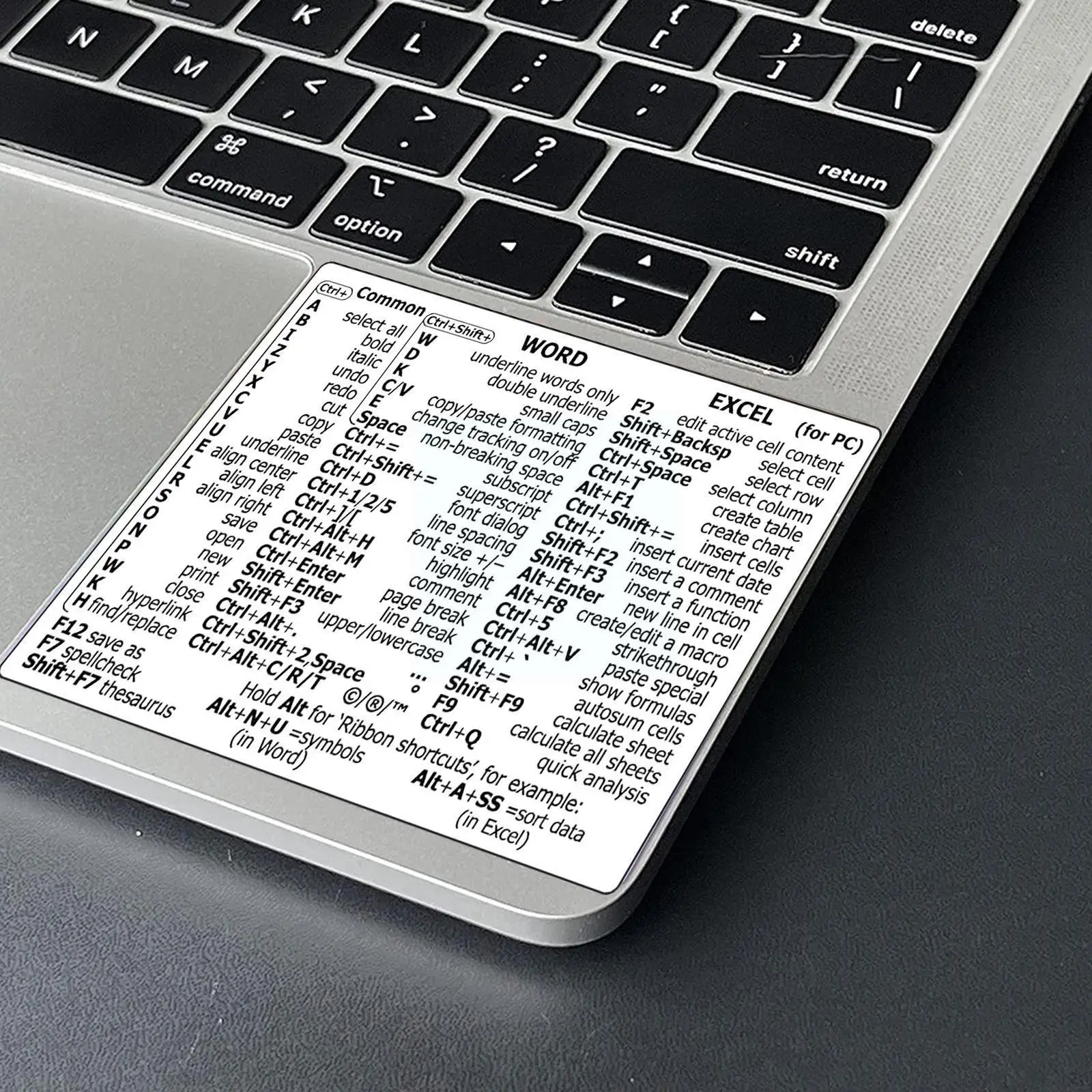 

Pc Reference Keyboard Shortcut Sticker Adhesive For Pc Laptop Desktop Office Work Efficiently Supplies Dropshipping T4r0