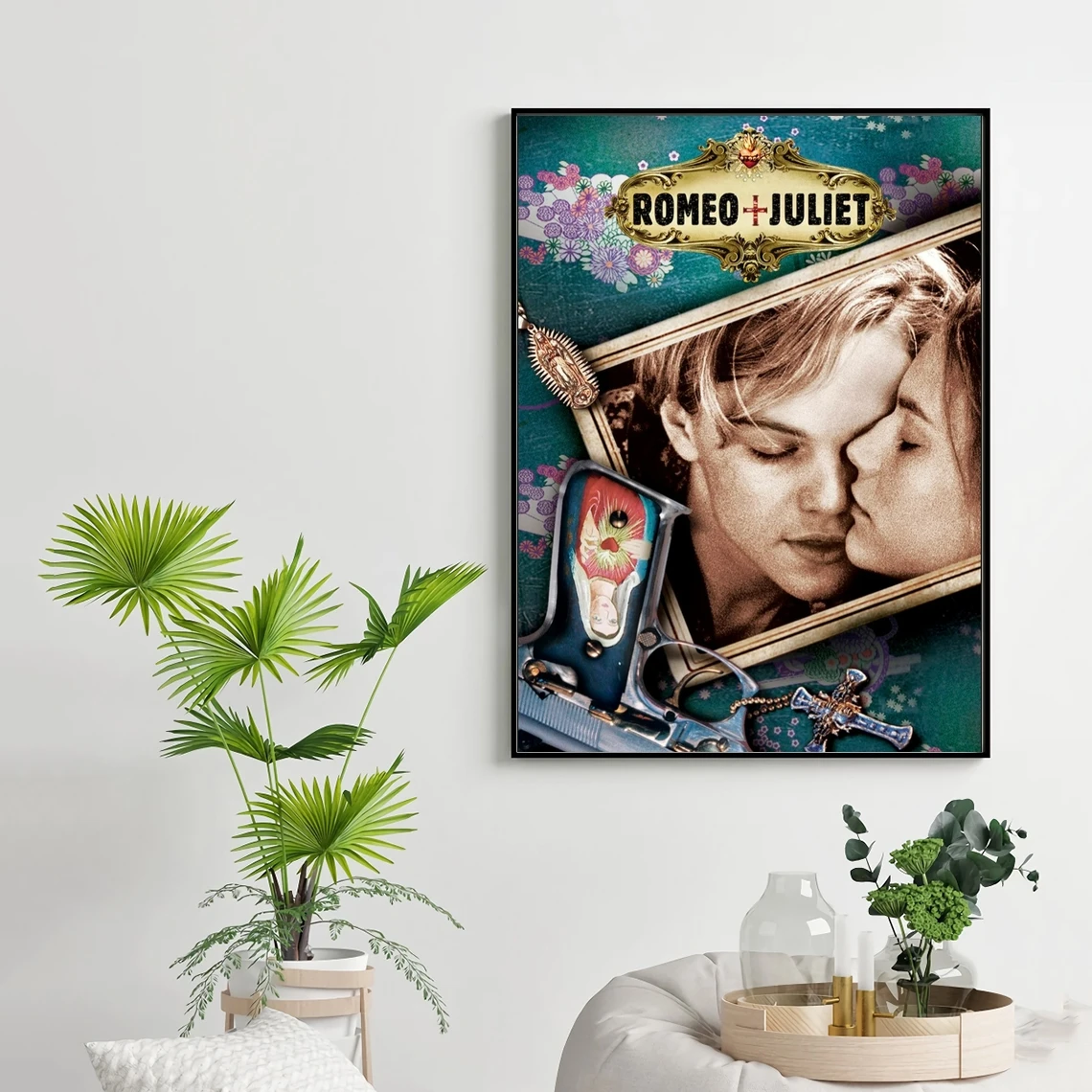 Плакат Baz Luhrmanns Romeo + Juliet постер на холсте настенная живопись домашний декор (без