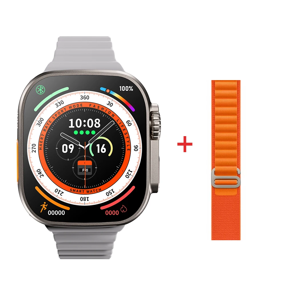 

2.08 Inch Smart Watch Ultra Series 8 Watches Ultra Wireless Fitness Watch IWO Watch Ultra NFC Smartwatch Bluetooth Call 49mm