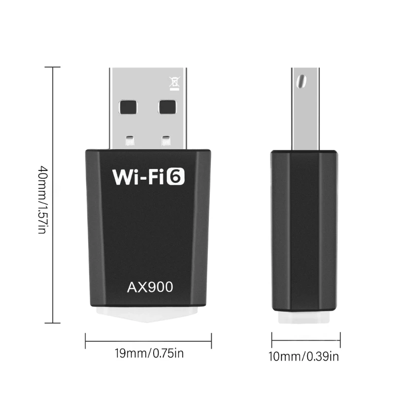 Адаптер AX900 WIFI6 быстрый 5 ГГц и 2 4 900 м USB беспроводной сетевой приемник Прямая