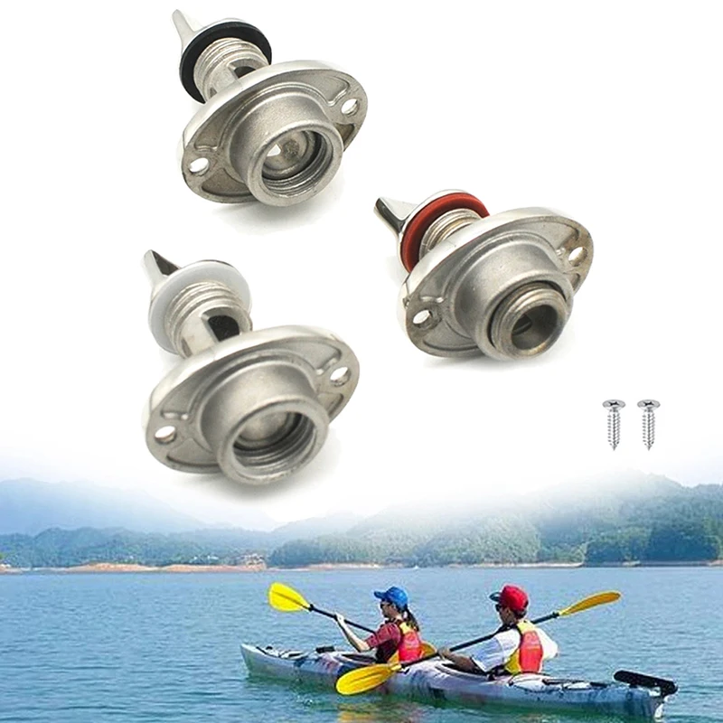 

Stainless Steel Boat Drain Plug Bung Hole Drainage Marine Dinghy Garboard