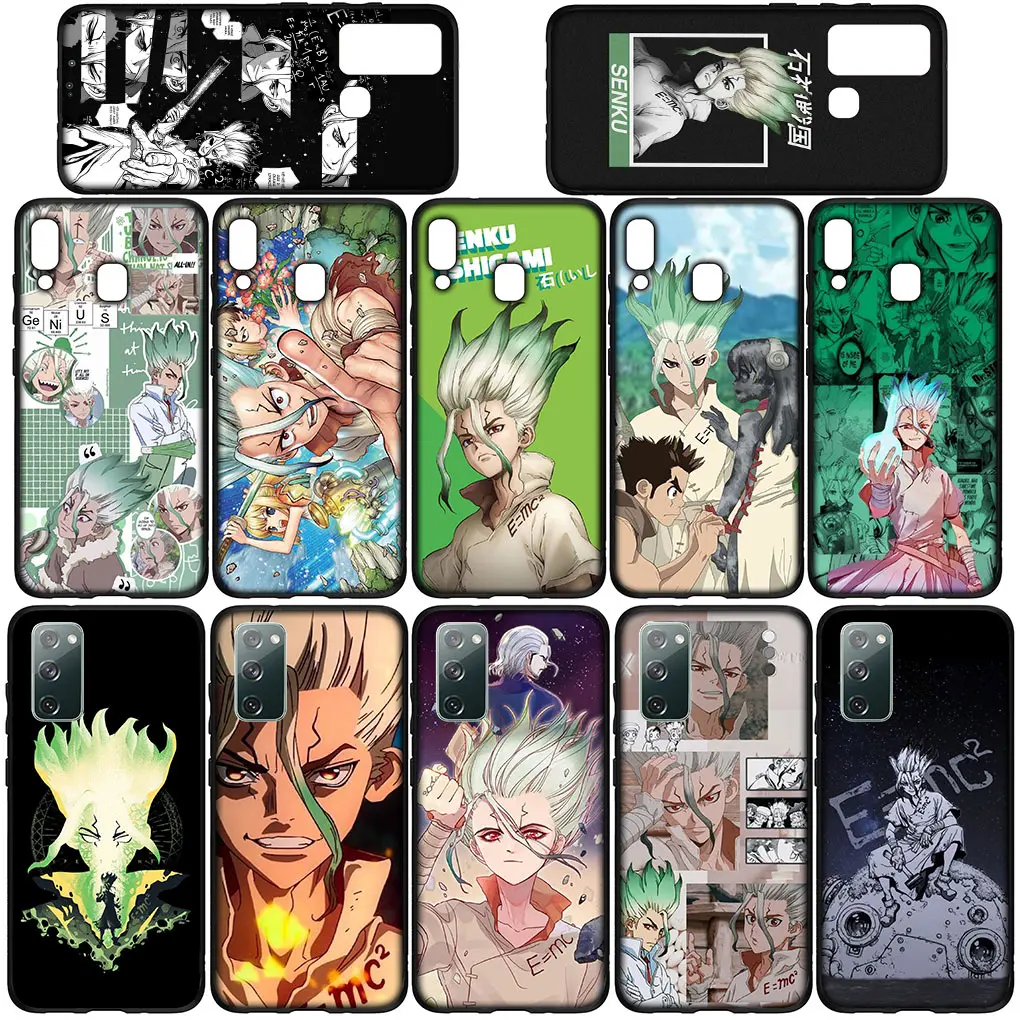 Dr Stone Cartoon Ishigami Senkuu Phone Cover Case for Samsung Galaxy A10 A20 A53 A30 A31 A32 A50 A51 A52 A12 A33 Soft Casing