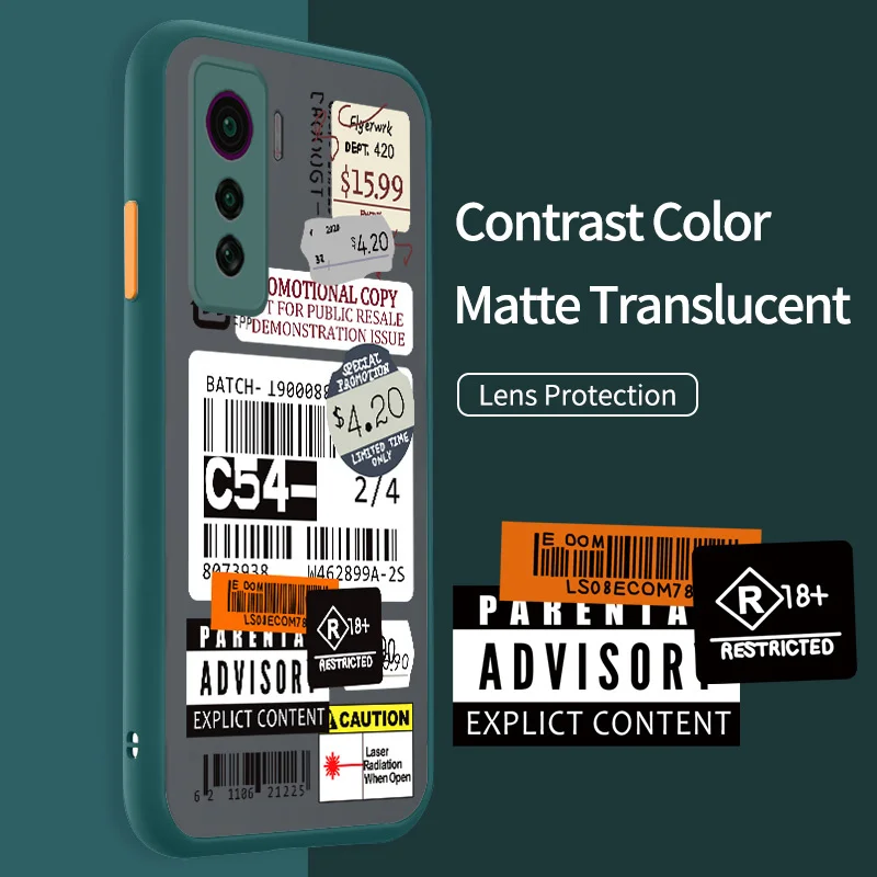 

Shockproof Armor Case for vivo iQOO 5 5G 7 Neo Neo3 Neo5 Z1x S1 Pro S 5 6 9 9E V17 Russia Y9S Y51 Pakistan Fashion Labels Case