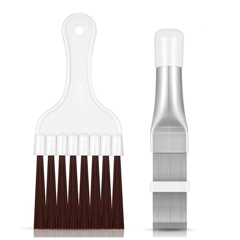 

Fin Cleaning Brush Air Conditioner Condenser Coil Condenser Brush AC Fin Comb Stainless Steel Air Refrigerator Fin Clean