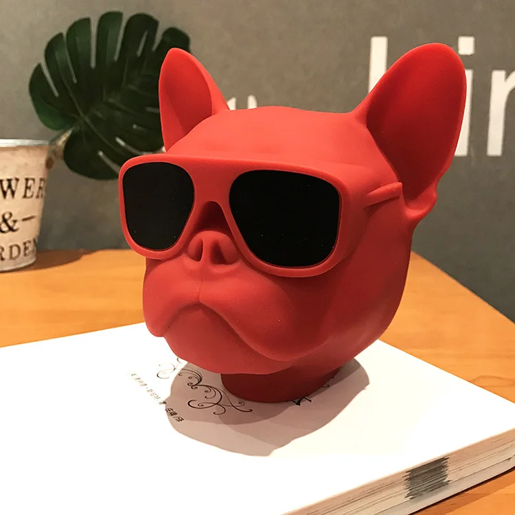 Крутая Bluetooth-Колонка в виде Головы Бульдога Беспроводная Hi-Fi-колонка с басами для