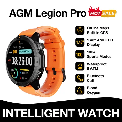 AGM Legion Pro GPS Умные часы для мужчин