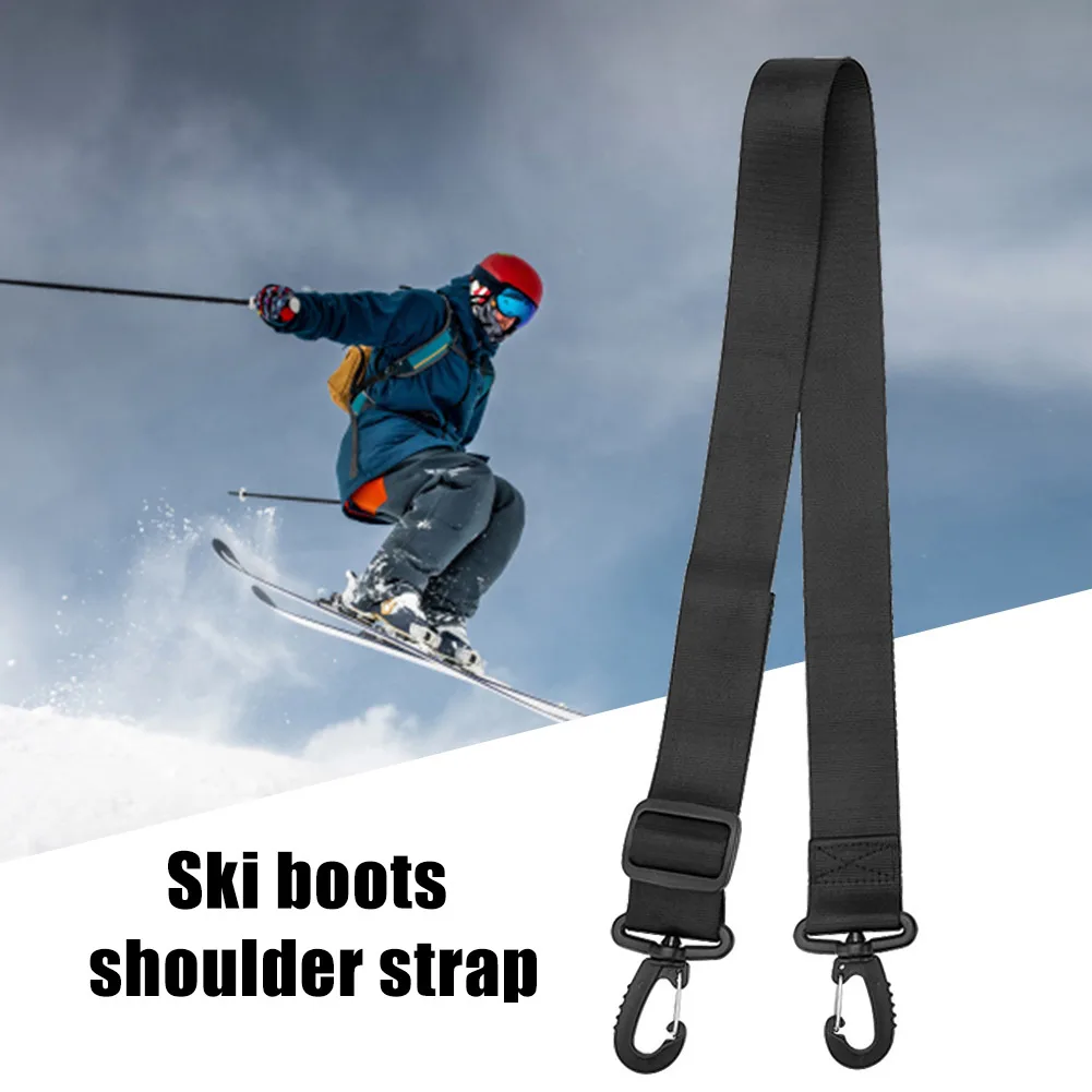 

90cm Handle Fastener Straps Adjustable Skating Shoe Strap Thickened Outdoor Portable Fixing Protect Skiing Equipment Accessories