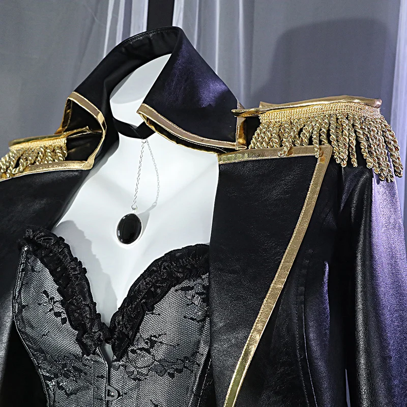 Женский костюм для косплея из аниме Мой черная униформа в стиле милитари Марин и